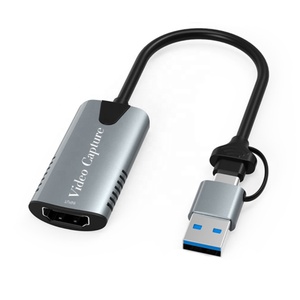 <strong>2</strong> in 1 <strong>HDMI</strong> Video to USB 3.0 Audio Video Capture Card / Live Video <strong>Recorder</strong> for Laptop and Camera and Live Broadcasting and More - Product Image 1