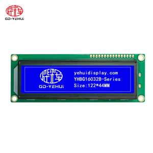 Großes monochroma tisches Flüssig kristall anzeige modul 160x32 122x44mm 16032 Grafik STN-Typ mit LED-Hintergrund beleuchtung - Product Image 4