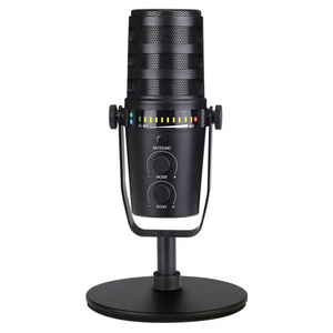Dynamic Microphone USB/XLR <strong>Portable</strong> ABS Studio Mic with Volume <strong>Control</strong> for Podcast Dubbing Live Streaming Recording MV7