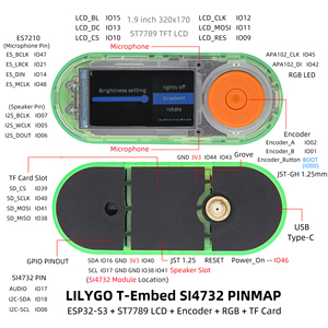 LILYGO T-Embed SI4732 ESP32-S3 1,9-Zoll-LCD-RGB-Encoder-Entwicklungsplatine SI4732-A10 Radio-Chip unterstützt Vollband-AM/FM/SW/LW - Product Image 6