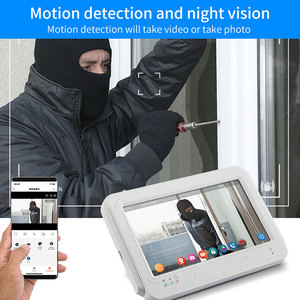 Tuya 7 Inch <strong>Video</strong> <strong>Intercom</strong> <strong>System</strong> Doorphone Touch Screen Monitor With Access Control Doorbell 1080P APP Password NFC Card Swipe - Product Image 5