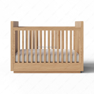 Ferly thiết kế hiện đại rắn gỗ bé nôi với có thể tháo rời cổng tối ưu luồng không khí và trẻ sơ sinh an toàn chuyển đổi phong cách - Product Image 2