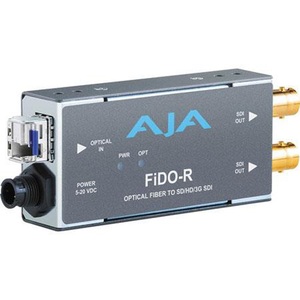 FiDO-R-MM 1-Channel Multi-Mode LC Fiber to 3G-<strong>SDI</strong> RX Video Splitters &amp; Converters Provides Two Duplicated <strong>SDI</strong> <strong>Outputs</strong> - Product Image 1