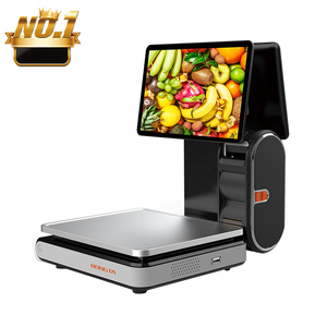 Aurora Y2L supermercato digitale Touch Screen scala 15kg capacità AI etichetta di pesatura scala con Display LCD OIML certificato"