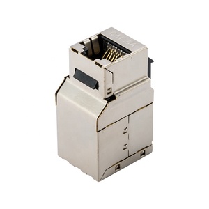 RJ45 Cat6A Keystone Adapter Female Cat 6A Coupler For Network Lan Cable Extension Pass Through Connector - Product Image 5