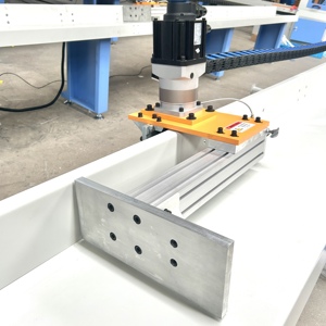 200mm chiều rộng cho ăn ngang vuông gỗ Pallet khối chùm cắt gỗ CNC cắt máy cưa hiệu quả cao - Product Image 6