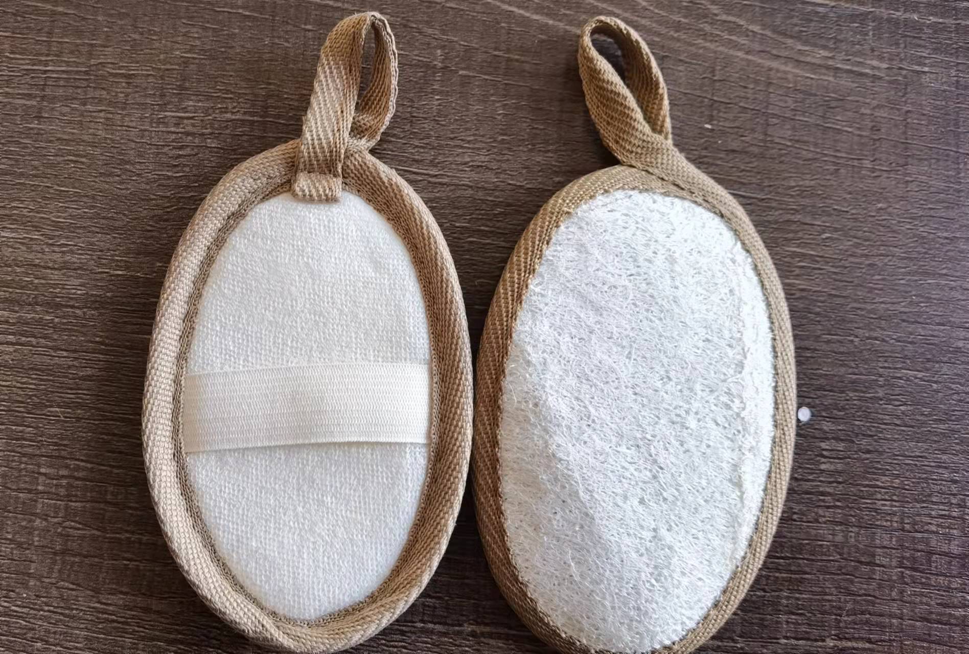 9008 loofah pad 12*8cm