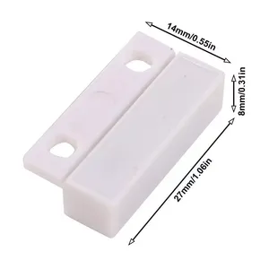 Sensor de puerta con cable de contacto normalmente abierto/alarma de seguridad de ventana Contacto NO - Product Image 5