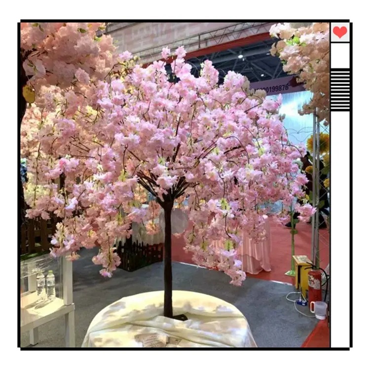 2019 mejor venta de China cereza Artificial Árbol de la flor para la decoración de la boda