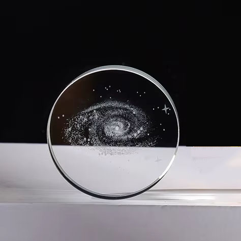 only logo round glass