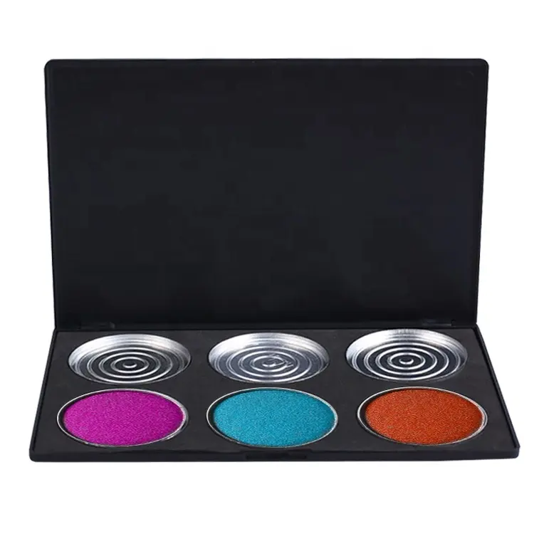 Private Label Makeup 6 Pans Magnetic Empty Eyeshadow Palette