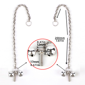 Meme klip lüks kelepçe Metal Bells ile deri kemer <span class=keywords><strong>Peal</strong></span> zincir setleri meme kelepçe fetiş adam flört seks oyuncakları çift oyun için