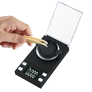 0.001 נייד lcd גודל כיס דיגיטלי 100 גרם/50 גרם/20g/10g קיבולת עבור צמחי מרפא תכשיטים מעבדה להשתמש oem מותאם אישית & odm נתמך - Product Image 2