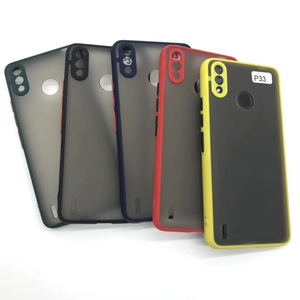 Tecno Spark4 Spark5 pro hava KC8 KC6 2in1Smoke sert PC arka kapak TPU çerçeve zırh telefon kılıfı çanta kamera koruma