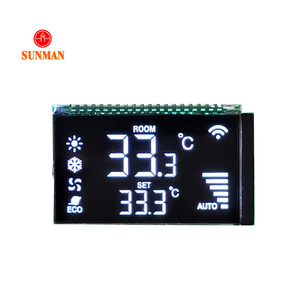 Monochrome Mono Tn Stn Fstn Va Typ White Digit Lcd Anpassbare 7-Segment-Lcds für die Temperatur - Product Image 4