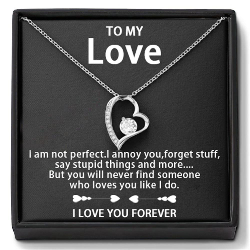 Necklace (silver) + Card gift box