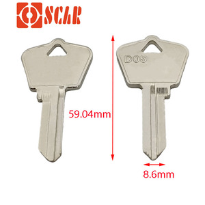 D05 anahtar boşlukları fabrika doğrudan satış toptan için pirinç tuşları kapı tuşları. - Product Image 2