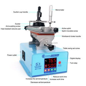 Sunshine S-918F Plus 5 in 1 Edge Screen Separator Machine for <strong>Inframe</strong> Separating 360Degree Rotating Plate for LCD OCA Cleaning - Product Image 3