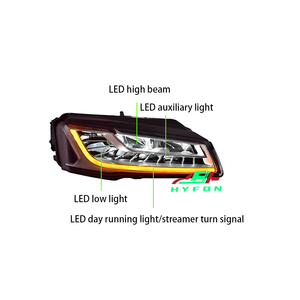 For <strong>Audi</strong> <strong>A8</strong> 2011-2017 Upgrade High Match Matrix Full <strong>LED</strong> Headlight <strong>LED</strong> Streamlight Turn Signal Plug and Play - Product Image 2