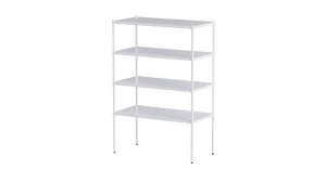多機能ソリッドストレージラックカスタム4層金属収納ラック棚 - Product Image 3