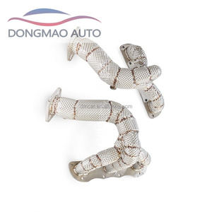 Подходит для Porsche 911 997/997.1 3,6 2004-2005 выпускной коллектор из нержавеющей стали автомобильная выхлопная труба - Product Image 2