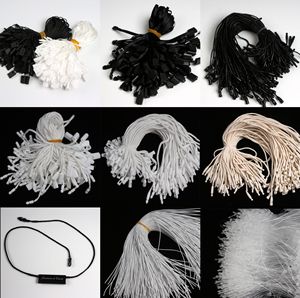 Cuerda de etiqueta colgante de algodón del fabricante para ropa Cuerda de algodón con clip de plástico sostenible - Product Image 4