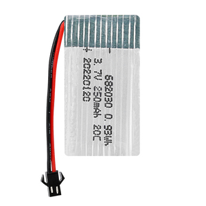 Kích thước nhỏ 3.7V 250mAh 682030 LiPo pin phụ kiện bộ phận 25C mạnh mẽ Lithium Ion gói cho Syma <span class=keywords><strong>x11c</strong></span> MJX x701 RC máy bay - Product Image 4