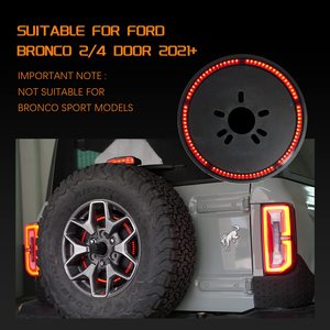 ไฟวงแหวน LED อะไหล่ยางรถยนต์ไฟสีแดงสำหรับ Ford bronco ให้ความสว่างสูง - Product Image 6