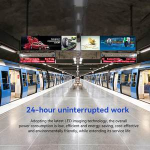 Wall Mounted 35.9 Inch <strong>LCD</strong> Bar <strong>Display</strong> Digital Signage TFT Ultra Wide LED Strip Screens for Advertising SDK <strong>Function</strong> - Product Image 2