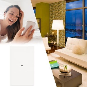 CHNLAN 120 tipi amerikan standart Tuya WiFi akıllı ışık anahtarı Push Button duvar anahtarı 1/2/3 Gang Alexa Google ev ile çalışmak - Product Image 5