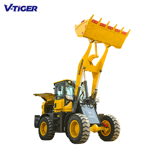 1 Cubic Meter Bucket Capacity Powerful and Fast <strong>Loading</strong> and <strong>Unloading</strong> 4 Wheel Mini <strong>Loaders</strong> - Product Image 1
