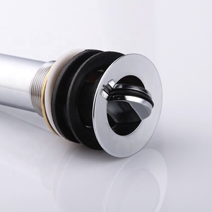 Stile moderno G 1 1/4 ''argento Anti odore Pop-Up scarico delle acque reflue con bacino di straripamento