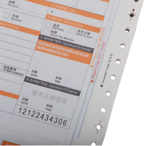 Precio de promoción de fábrica, de forma continua rollo de papel, papel de impresión sin carbón, forma continua - Product Image 1
