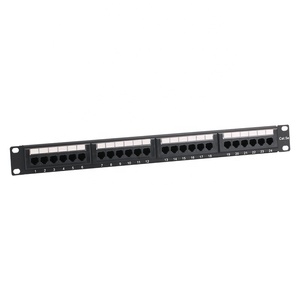 RJ45 Cat5e Cat6 Network <strong>Patch</strong> <strong>Panel</strong> High Quality 24 <strong>Ports</strong> 19 Inches 1U with PCB Keystone Jack - Product Image 2