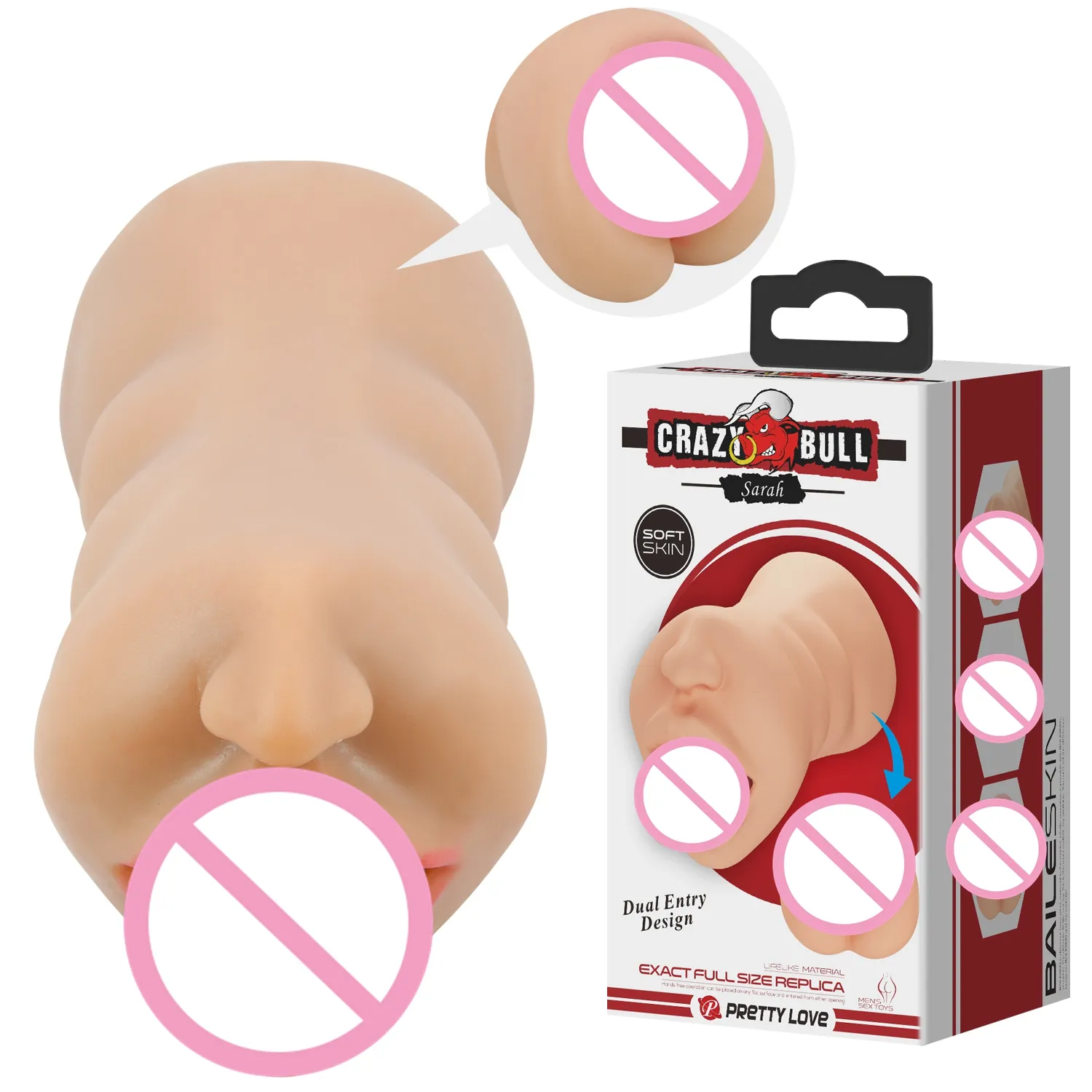 Orale Mannelijke Masturbator Masturbatie Pussy Vaginale Seksspeeltjes Voor Mannen Volwassen Producten Realistische Rubber Vagina Sexy Kutje