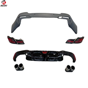 Oude Tot Nieuwe M5 Stijl Stijl Bodykit Koplamp Achterlicht Bumper Kap Spatbord Achter <span class=keywords><strong>Diffuser</strong></span> Voor Bmw 5 Serie F10 Tot G30 Lci 2021 + - Product Image 3