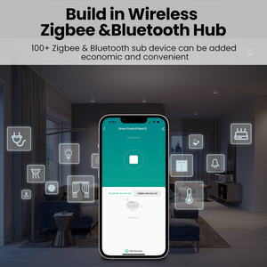 組み込みLcdオートメーションTuyaWifi Zigbeeスマートホーム多機能コントロールパネル - Product Image 3