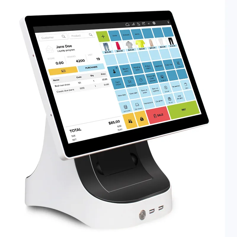 La migliore soluzione pos per la gestione del ristorante per la macchina touch screen per piccole imprese pos cassiere