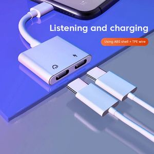 Taipuxi High Quality Type-c Usb c to 3.5mm Headphone <strong>Audio</strong> Jack <strong>Adapter</strong> Usb-c Aux Jack <strong>2</strong> in <strong>1</strong> <strong>Audio</strong> Cable <strong>Adapter</strong> - Product Image 5
