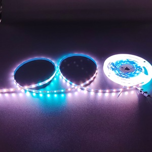 WS2812 WS2815 S-Type 5V 12V Адресуемая RGB полноцветная светодиодная лента 7 мм PCB 60 светодиодов/m IP20 DIY рекламная этикетка для рекламы - Product Image 4