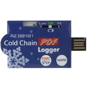 Single-Use Plastic <strong>Data</strong> <strong>Logger</strong> for Low <strong>Temperature</strong> Monitoring <strong>Automatically</strong> Generates PDF for AZ8818 Cold Chain ODM OEM - Product Image 3