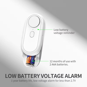 Alarma de timbre de puerta ajustable de volumen independiente Alarma de retardo de sensor de contacto magnético de puerta de ventana multifunción - Product Image 6