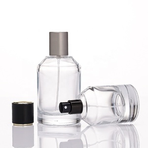 <strong>Perfume</strong> Empty Bottle Glass Bottle Press Type Round Thick Bottom 50ml 30ml 100ml Transparent Glass <strong>Perfume</strong> Bottle with Lid Xy-<strong>11</strong> - Product Image 6