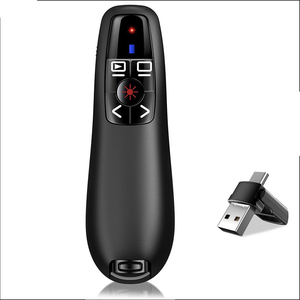 Wireless Presenter mit Laserpointer Red Pointer 2-in-1-Fernbedienung USB Typ C Presentation Clicker Anwendbar - Product Image 2