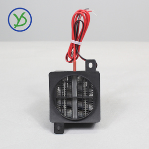 24V 80W อุณหภูมิคงที่ฉนวนไฟฟ้า PTC ฮีตเตอร์พร้อมพัดลมฮีตเตอร์