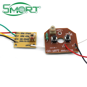 Smart Electronics 2CH RC telecomando 27MHz circuito trasmettitore e scheda ricevitore con sistema Radio Antenna per auto camion giocattolo - Product Image 3