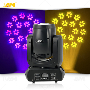 150W Mini DMX Disco LED Iluminación de escenario Haz afilado Cabezas móviles Gobo Spot para DJ Party Lyre Modo de control de iluminación de escenario DMX512 - Product Image 2