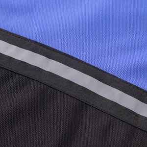 Black and Blue Long Sleeve Security Guard <strong>T</strong> Shirt With Collar and Reflective Strips for Enhanced Visibility and Safety - Product Image 6