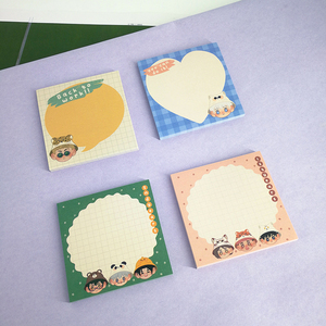 Personalizado promocional impresso Anime para fazer lista Jornal Memo Pads e notas pegajosas reutilizáveis magnéticas