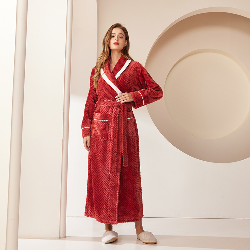 Peignoir pour femmes-rouge